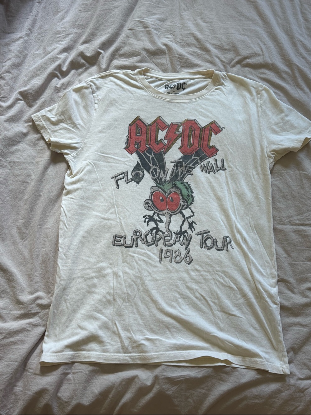 Lucky Brand AC/DC Fly on the Wall Tee
